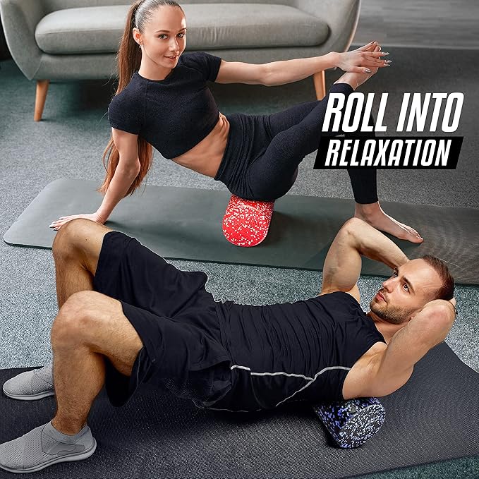 High-Density EPP Round Foam Roller for Yoga, Pilates & Stretching