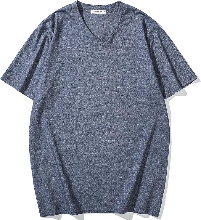 Men’s Modern Fitted V-Neck T-Shirt Premium Comfort Undershirt