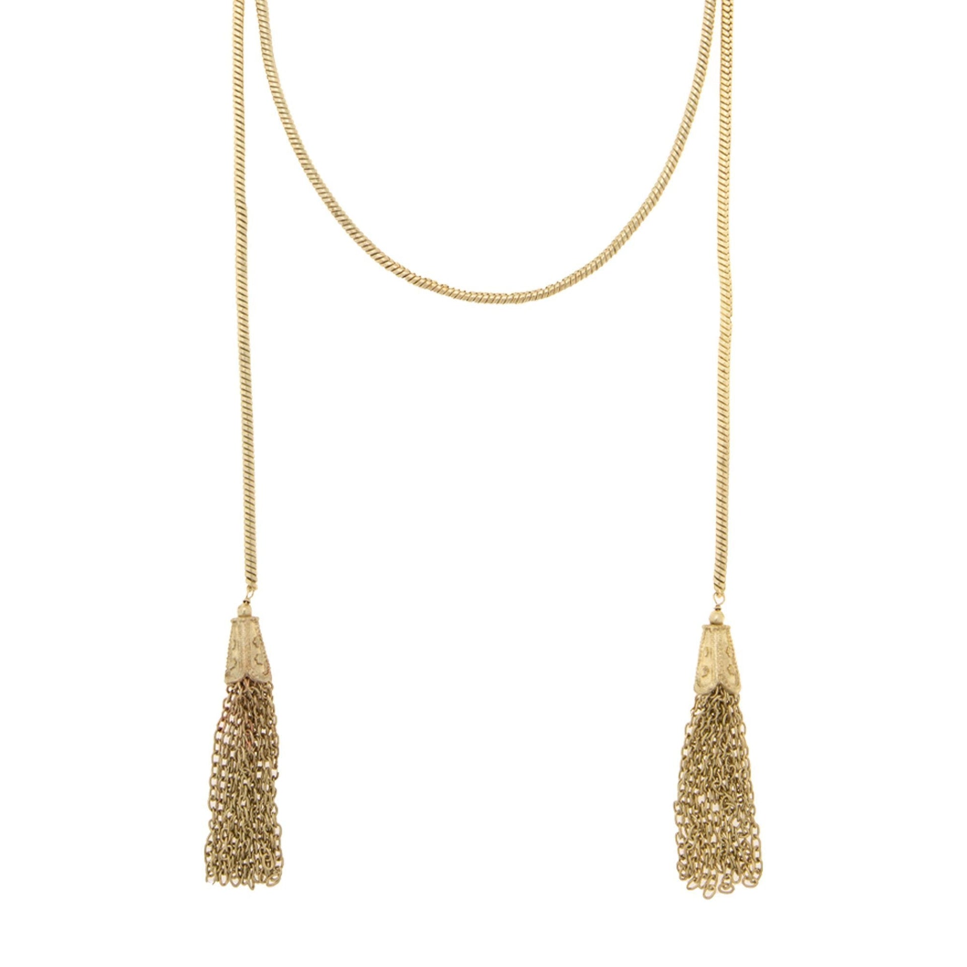 Gia Rope Gold-Tone Necklace