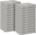 Avalon Salon Towel - Silver Hand Towels Bulk Pack of 24-100% Cotton Absorbent Spa, Facial & Gym Towels for Working Out - 16x27 Inches (Not Bleach Proof)
