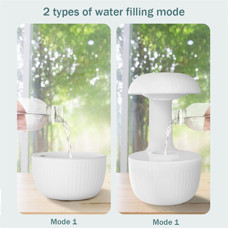 Anti-Gravity Air Humidifier with Levitating Water Drops & Cool Mist