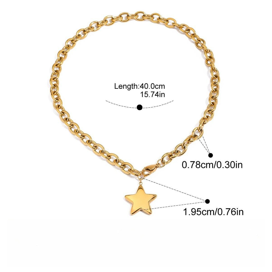 Sophisticated 18K Gold Pearl Sweater Chain Necklace