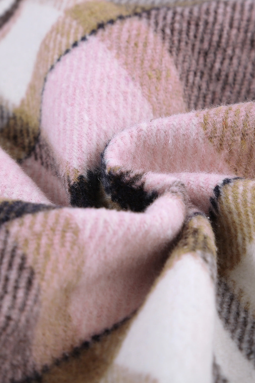 Brown Plaid Flannel Shacket | Button-Up Long Sleeve