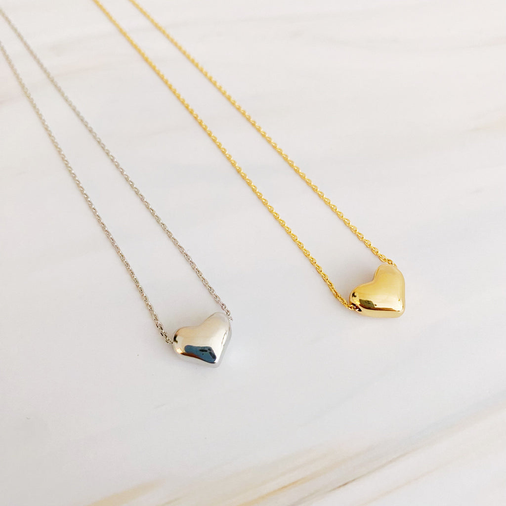 Love Bean Heart Necklace