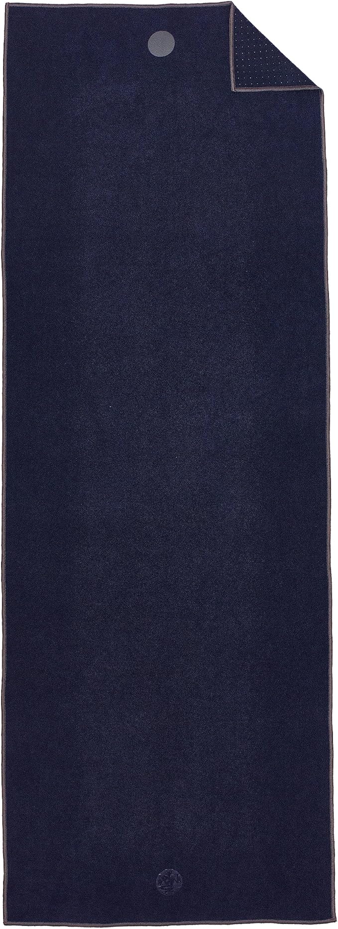 Manduka Yogitoes Yoga Towel – Rubber Grip Dots Non-Slip Bottom, Quick Dry Fitness Towel for Hot Yoga, Pilates, Exercise