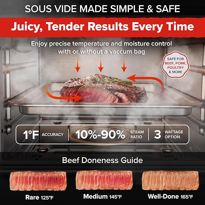 Multi-Functional Steam Convection Oven with Precision Moisture Control