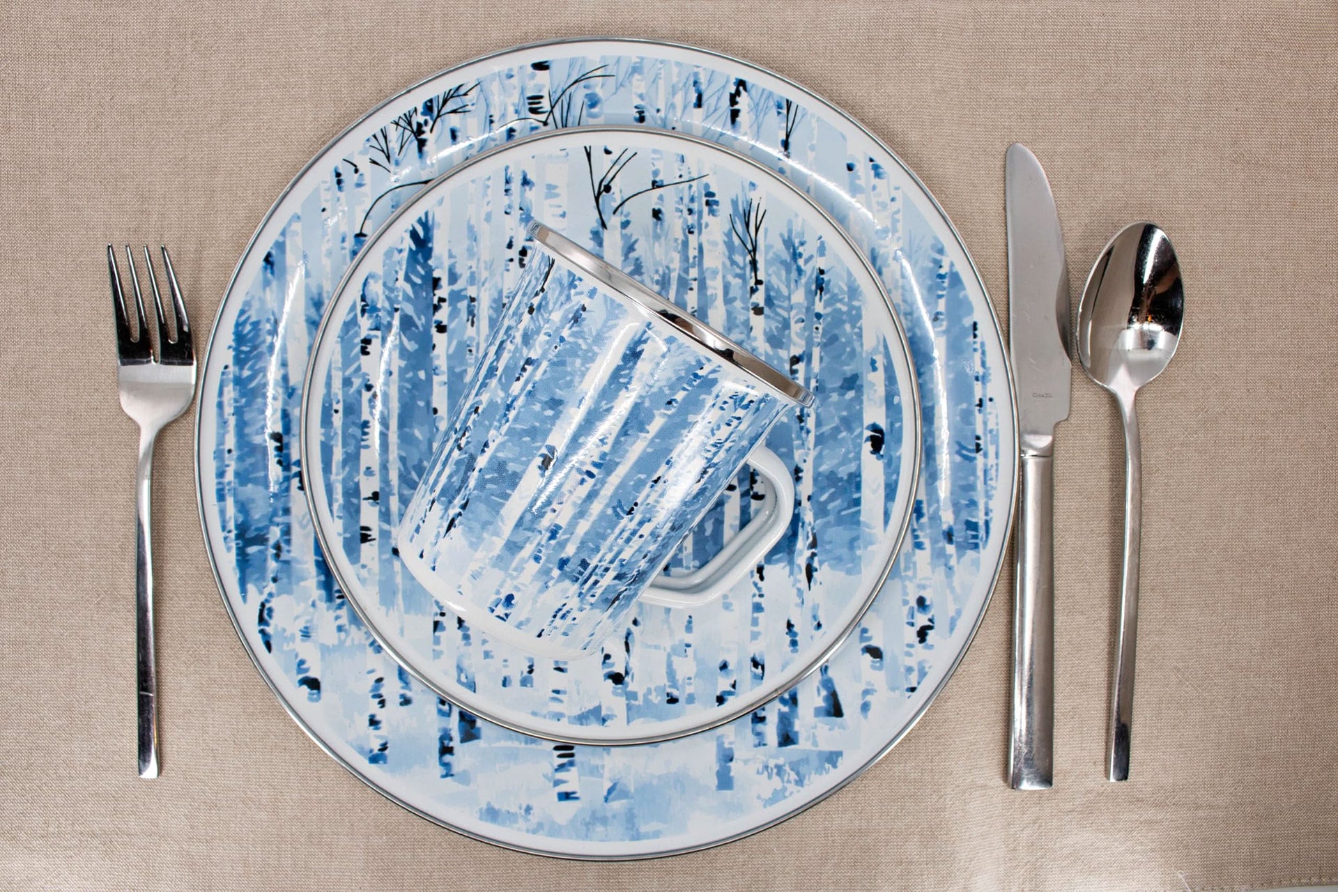 Enamelware Medium Tray – Durable Kitchen Serving Tray