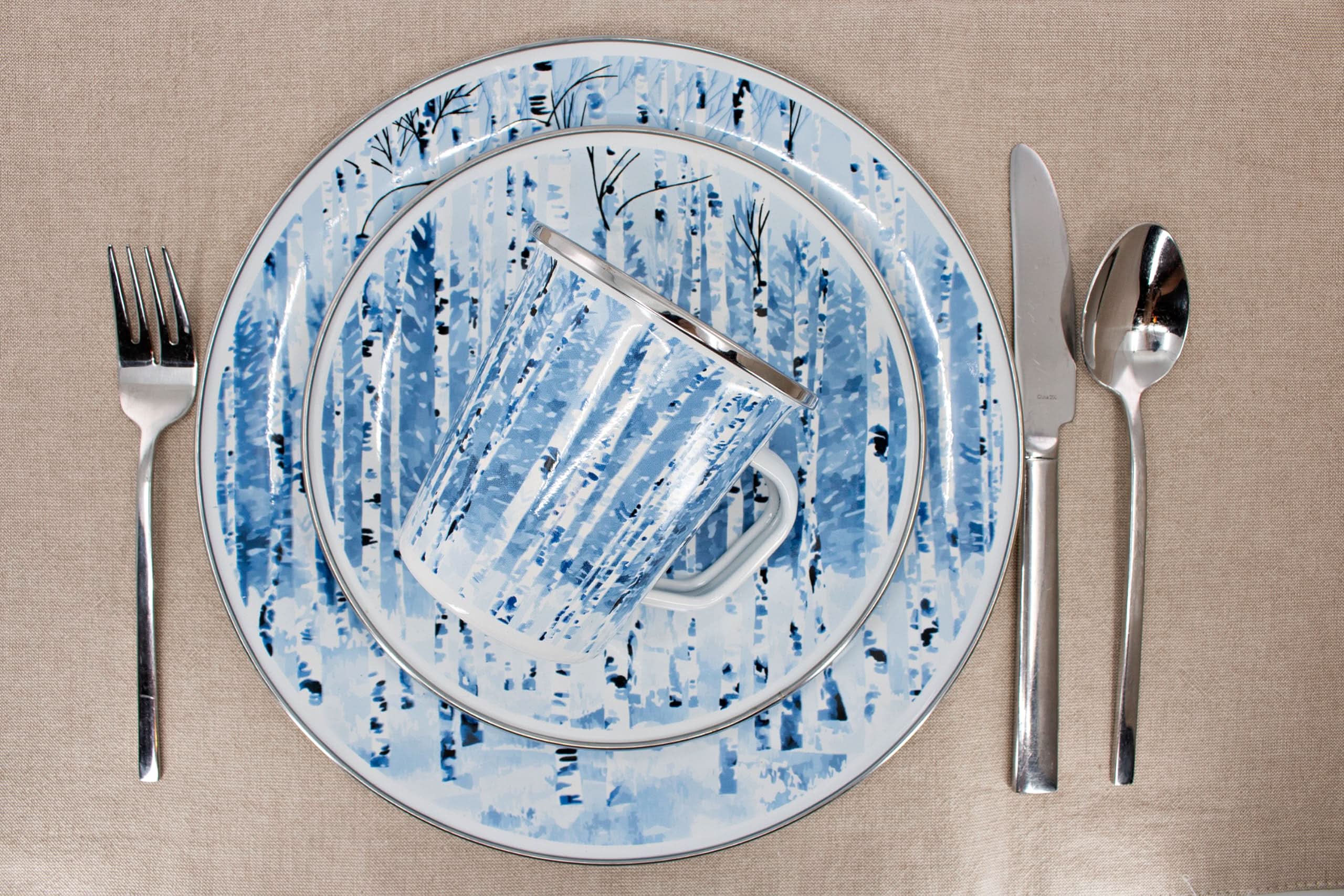 Enamelware Medium Tray – Durable Kitchen Serving Tray