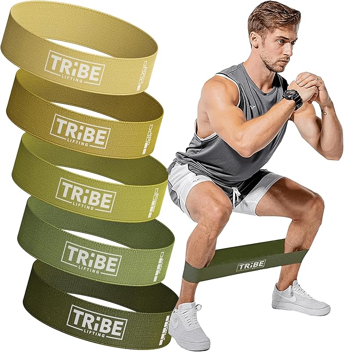 Fabric Resistance Bands for Working Out - Booty Bands for Women and Men - Exercise Bands Resistance Bands Set - Workout Bands Resistance Bands for Legs - Fitness Bands