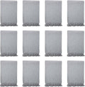 Arkwright Common Ground Bulk Blankets - Pack of 12 - Reversible 100% Cotton All Season Lightweight Couch Bed Throws for Wedding Guests, Travel, and Outdoor Events, 50 x 70 in, Grey