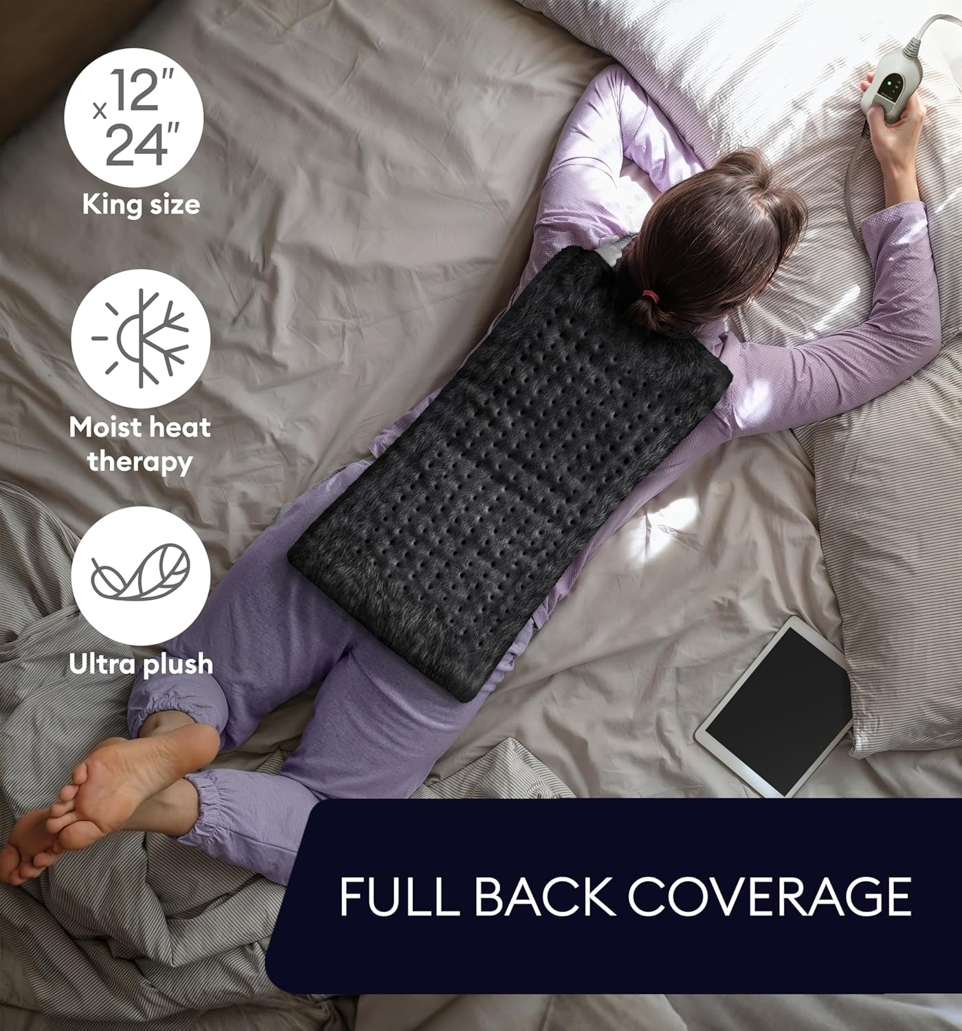 Heating Pad XL, Black