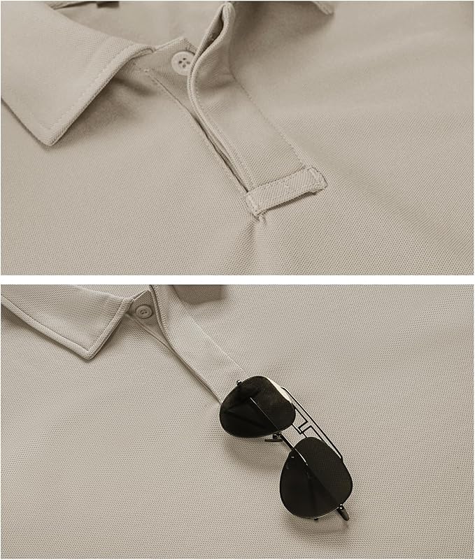 Performance Short Sleeve Tactical Golf Polo Shirt for Men