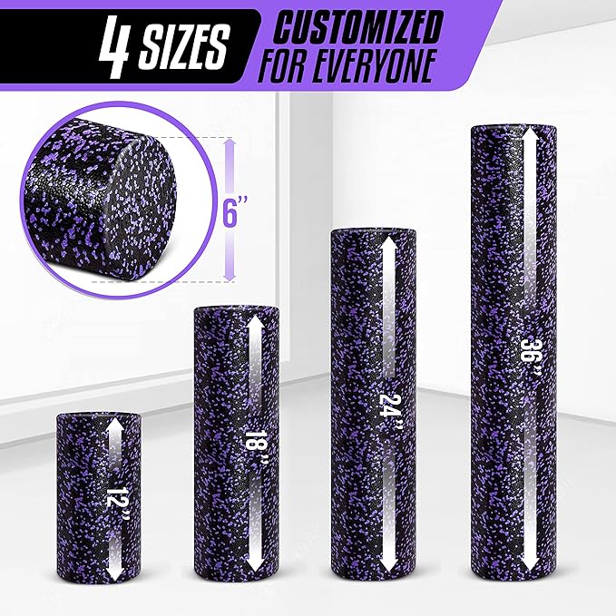 High-Density EPP Foam Roller for Deep Tissue Massage & Yoga Recovery