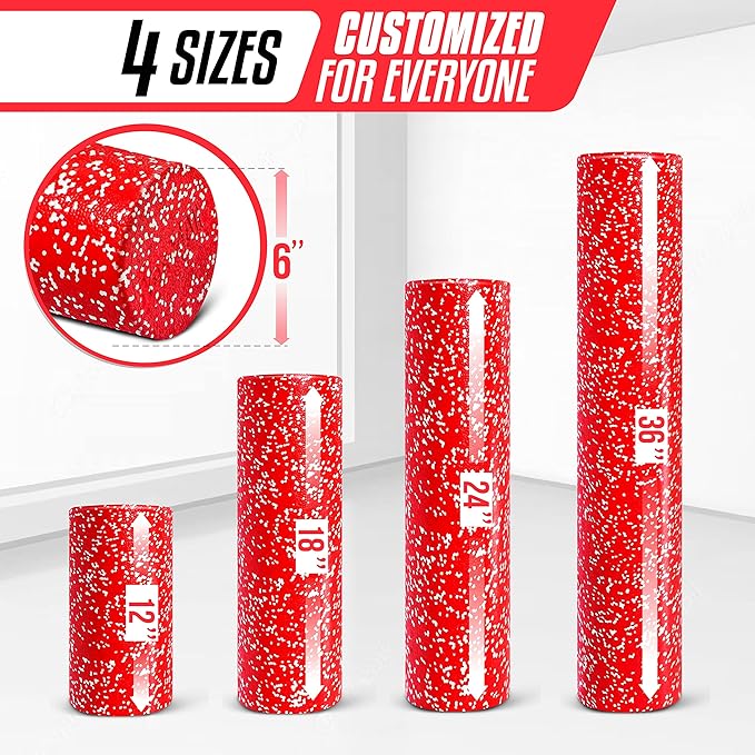 High-Density EPP Round Foam Roller for Yoga, Pilates & Stretching