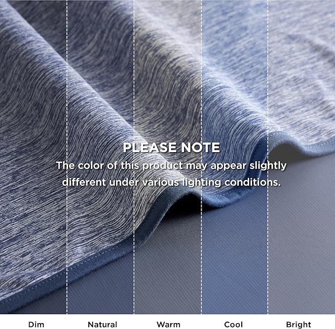 Bedsure Summer Cooling Blanket King Size for Hot Sleepers with Sports Mesh Design, Arc-Chill Q-Max 0.4 Lightweight Breathable Ice Cold Blanket for Night Sweats, 108 x 90 Inches, Mesh Navy