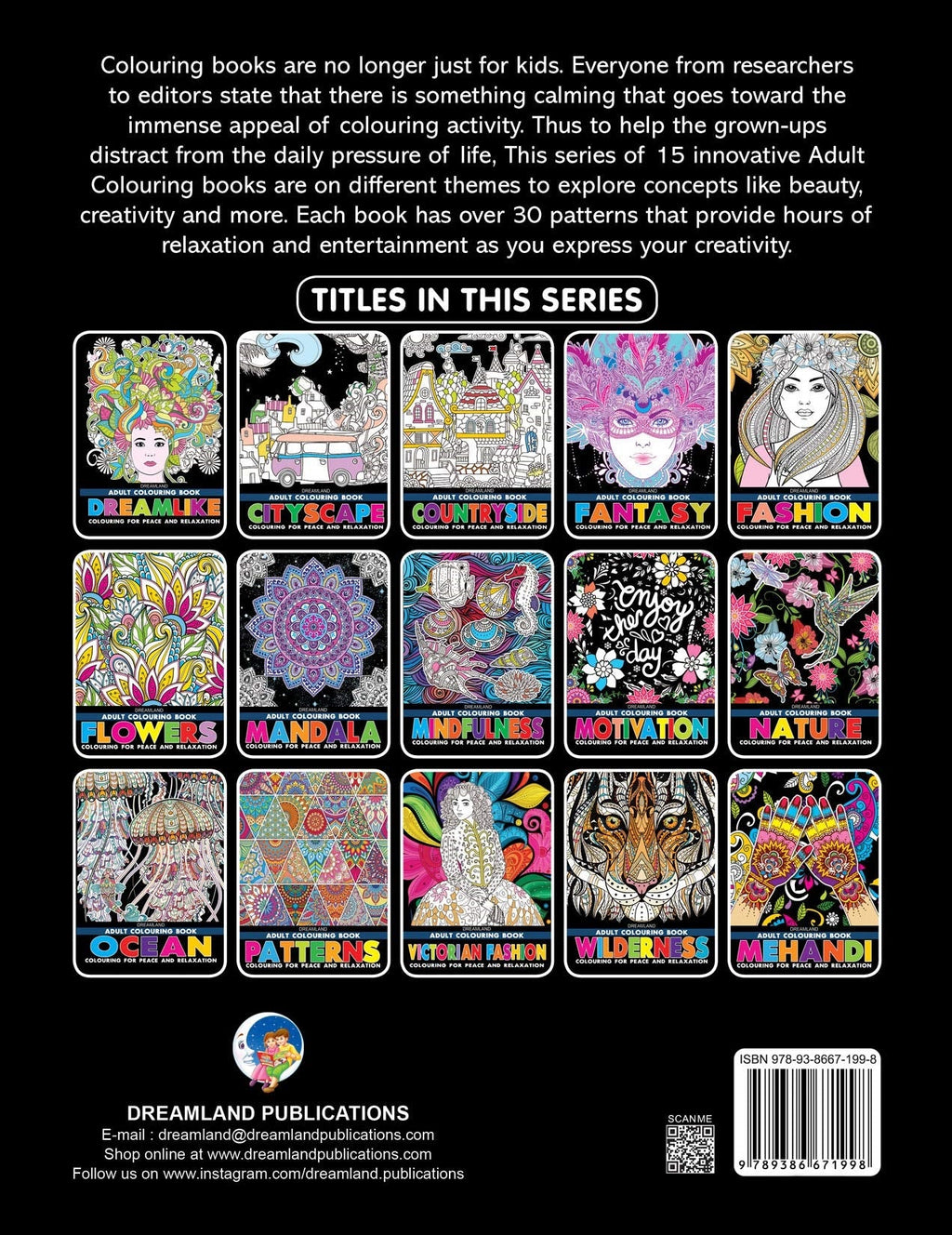 Fashion Coloring Book for Adults – 30+ Detailed Design Illustrations