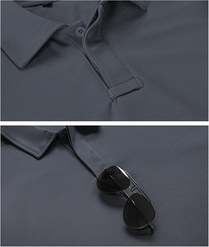 Performance Short Sleeve Tactical Golf Polo Shirt for Men