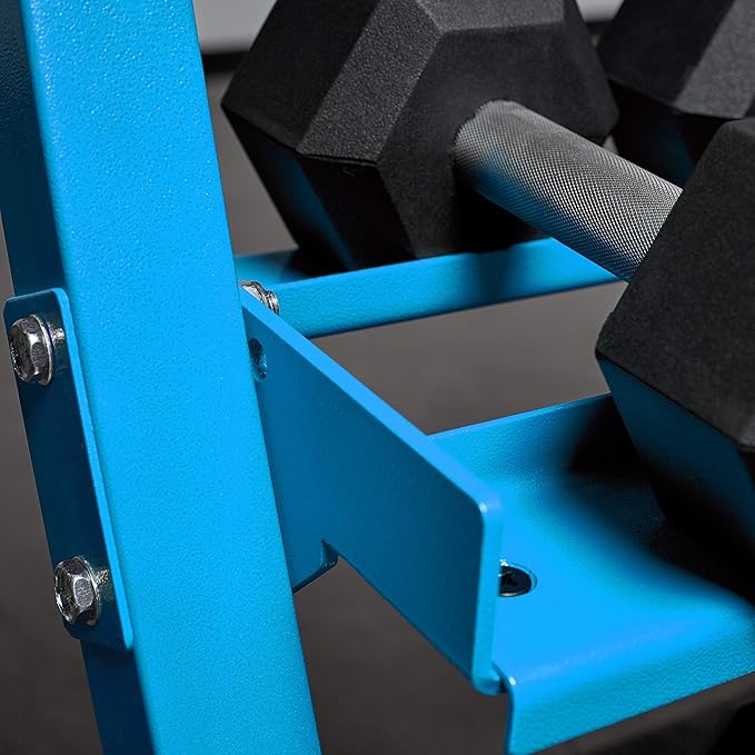 REP Fitness Rubber Hex Dumbbell Set, Adjustable Weight Pairs, Home Gym Equipment, Strength Training For Men Women, Black Coated Grips, Workout Rack Storage Optional, Heavy Lb Free Weights