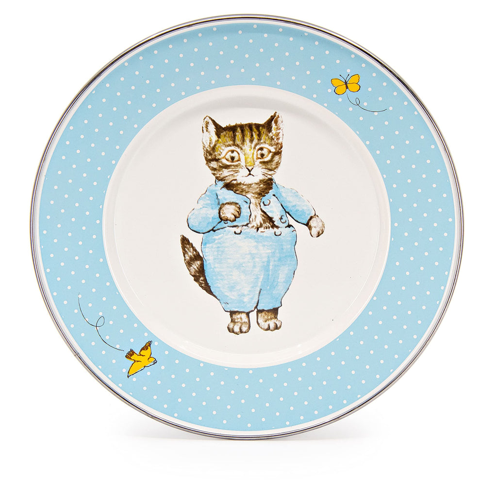 Golden Rabbit Enamelware 3-Piece Child Dinner Set – Durable & Non-Toxic