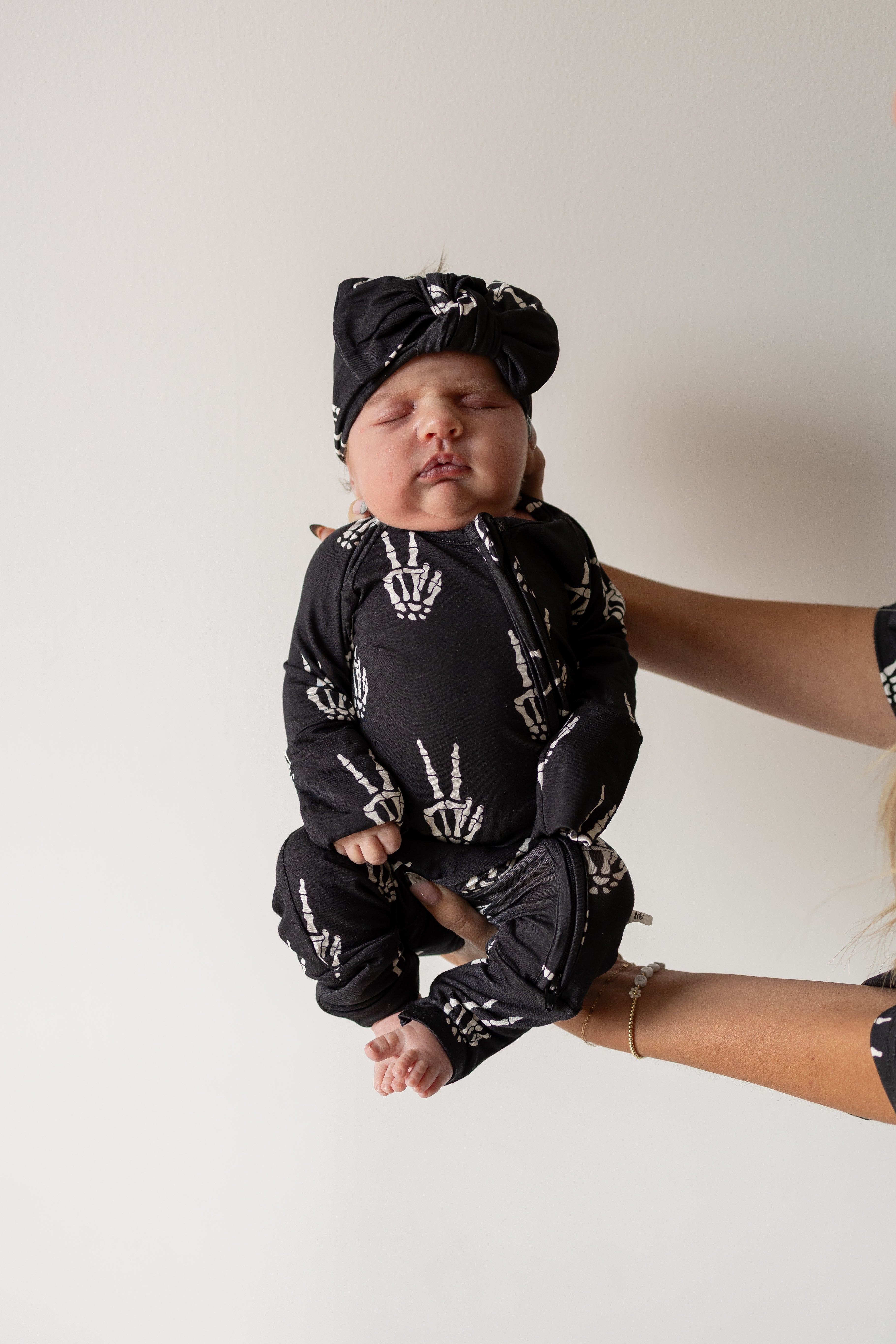 Bamboo Head Wrap | Midnight Skelly