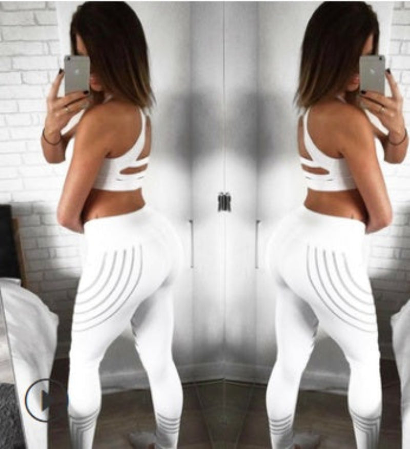Women’s Geometric Printed Workout Leggings – Slim Fit Pants
