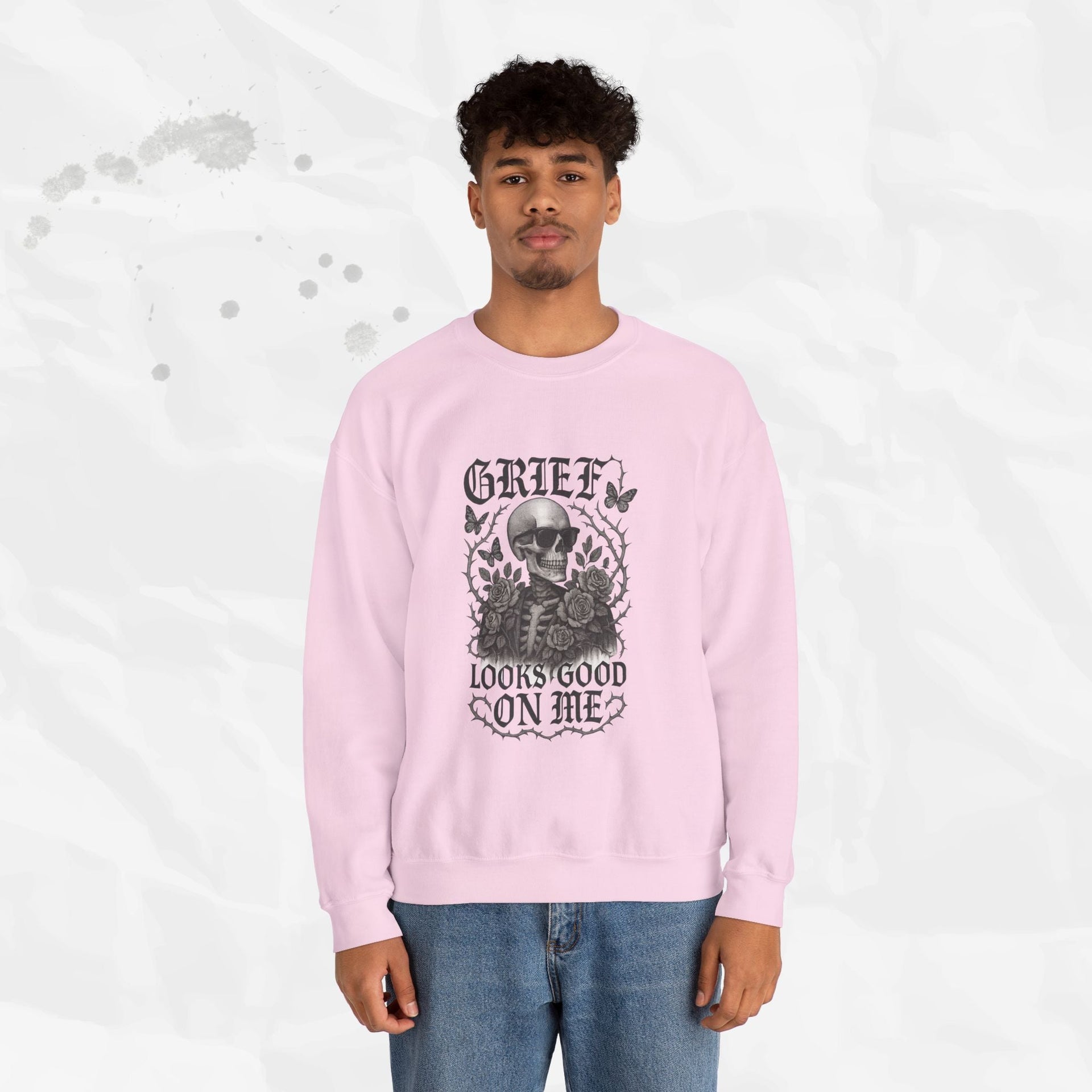 Grief Looks Good on Me - Crewneck Sweatshirt
