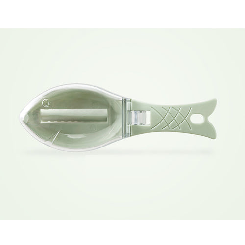 Modern Fish Scaler Scraper Tool with Mess-Free Cover, 20cm Length