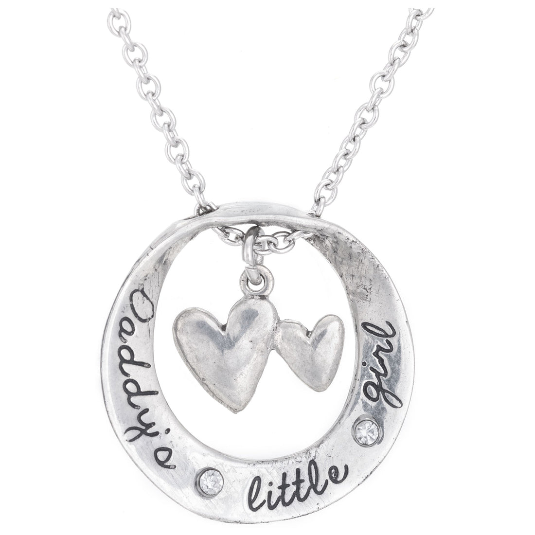 Daddy's Little Girl Pewter Necklace
