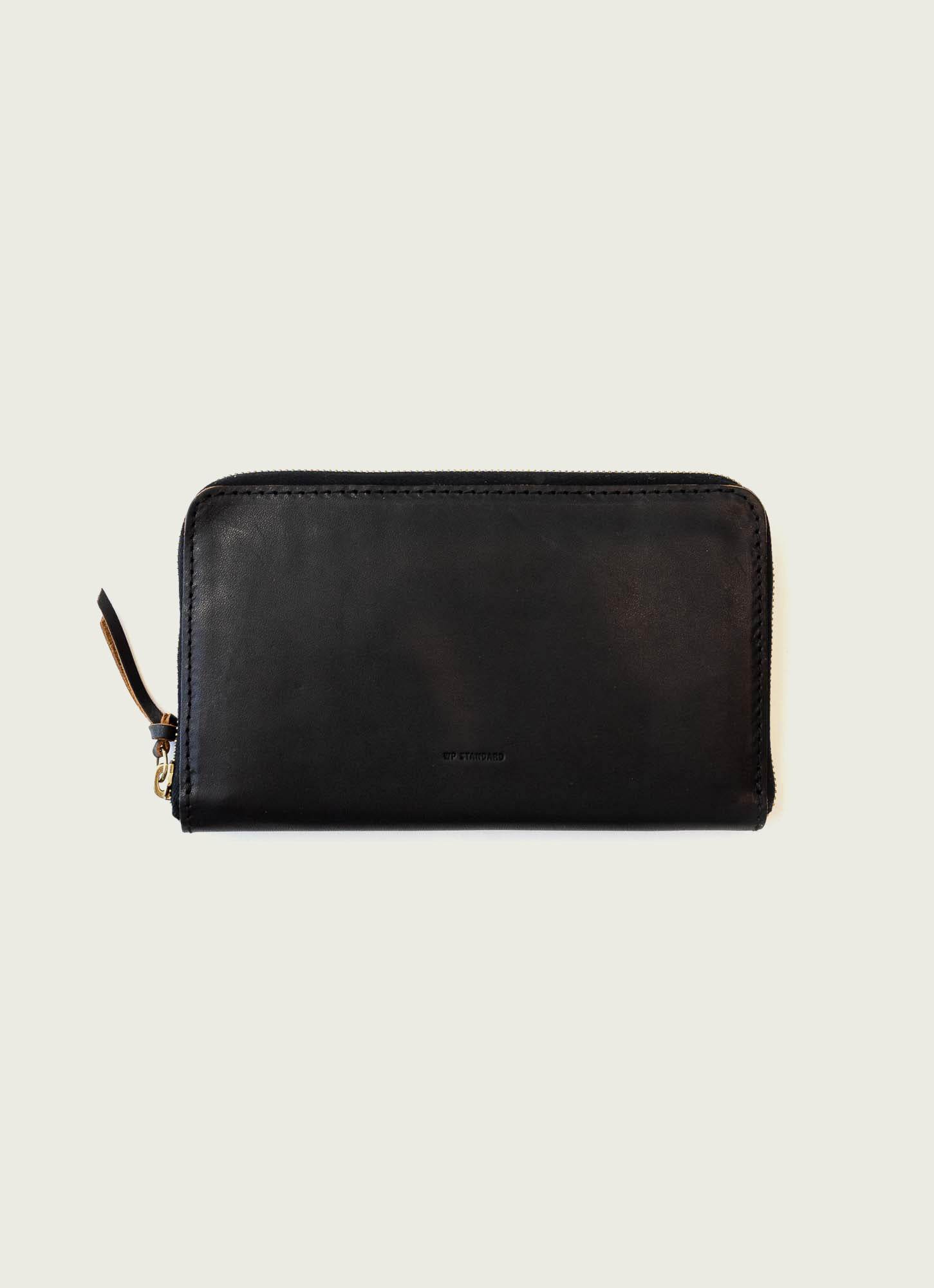 Classic Zip Around Wallet in Full-Grain Leather