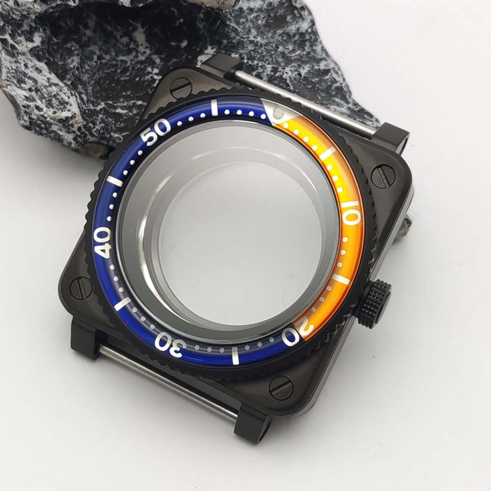Modified Parts Square Base Watch Case