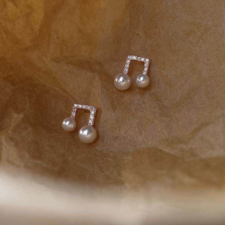 Movement Notes Pearl Earrings Women