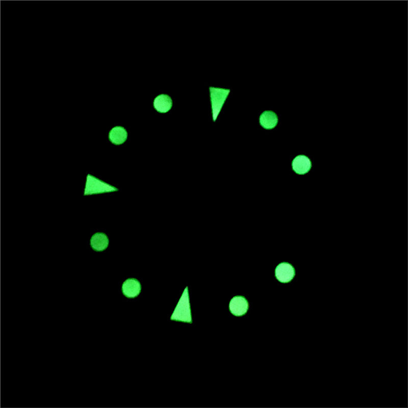 Seiko-modified Watch Dial With Luminous Numerals