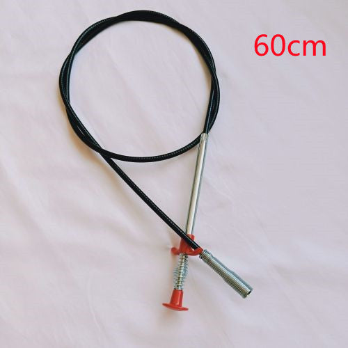 60CM Drain Clog Remover Spring Sewer Dredger for Sink Hair Removal