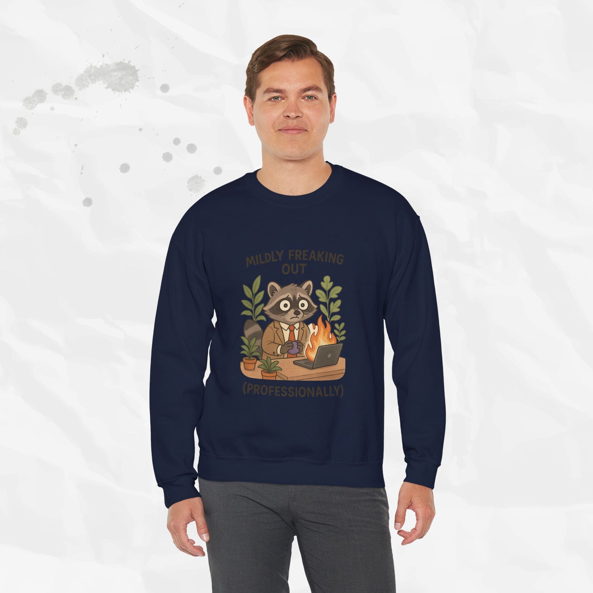 Mildly Freaking Out (Professionally) - Crewneck Sweatshirt