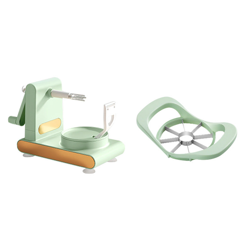 Modern Minimalist Hand-Cranked Fruit Peeler Kitchen Slicer Tool