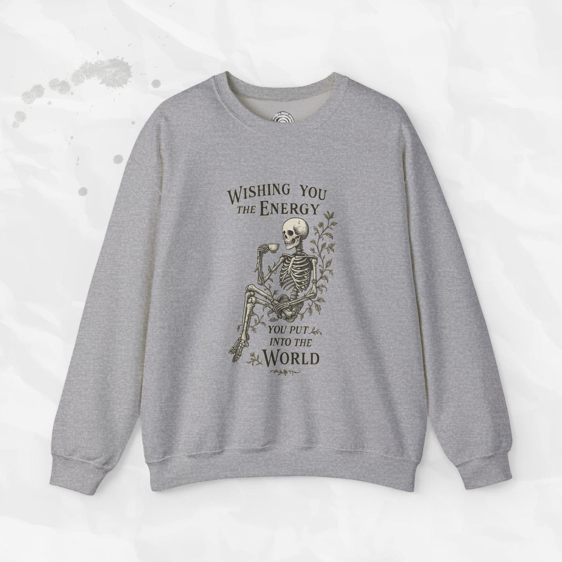 Wishing You the Energy Graphic Crewneck Sweatshirt - Image 3