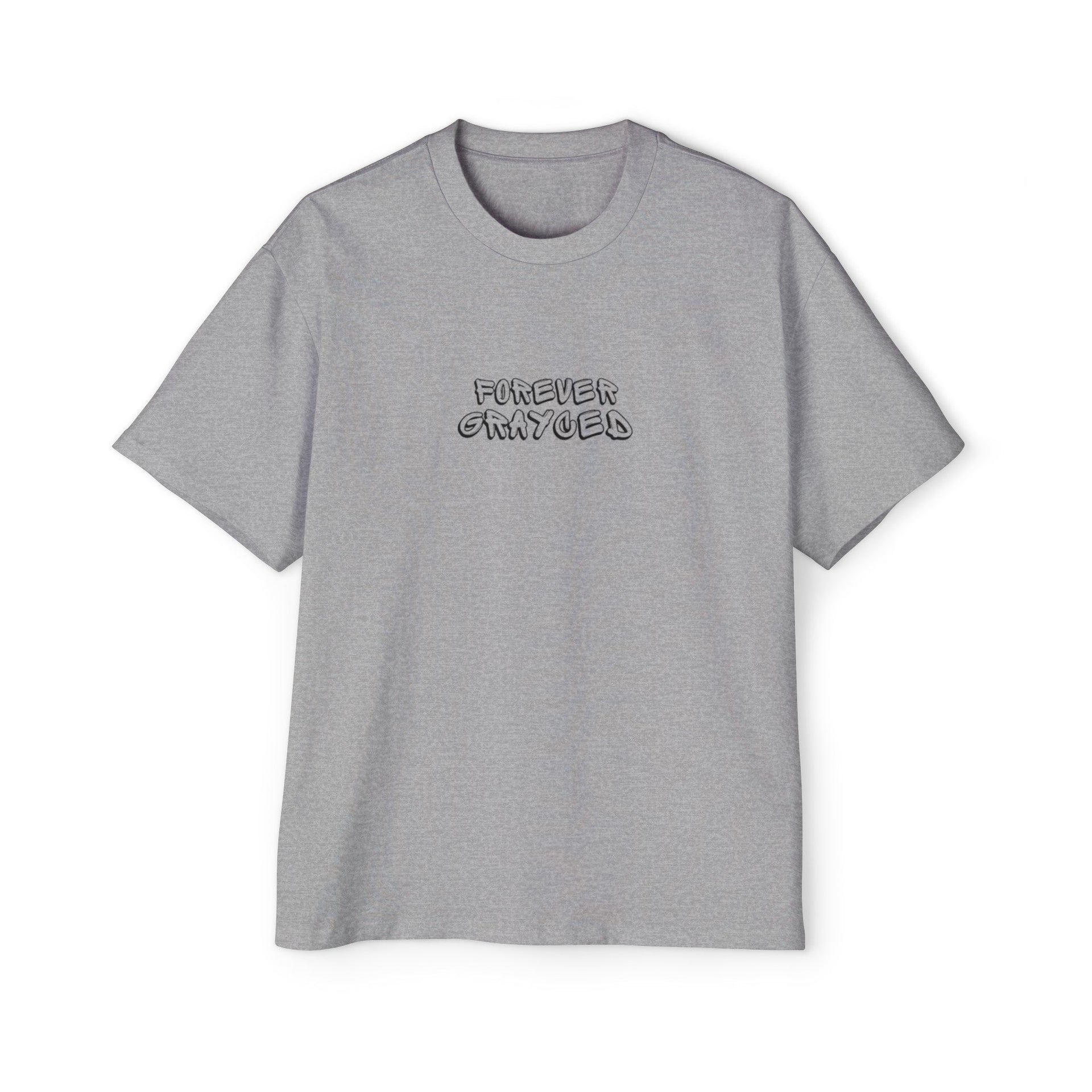 Men's Heavy Oversized Cotton T-Shirt Streetwear Casual Tee