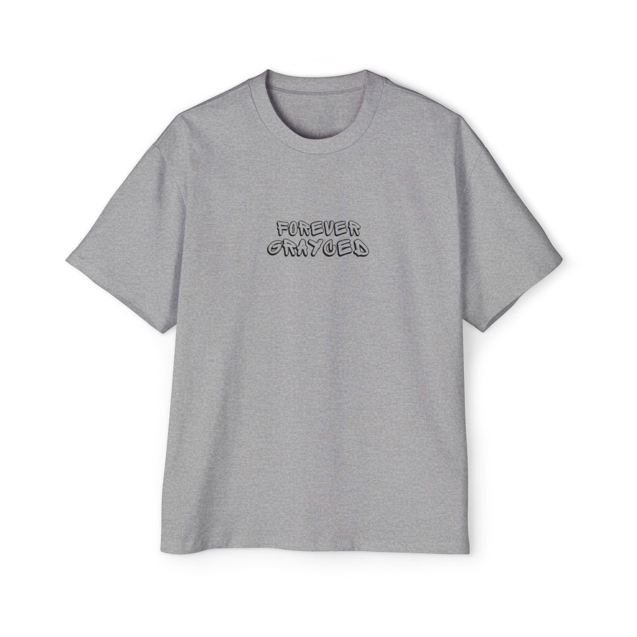 Men's Heavy Oversized Cotton T-Shirt Streetwear Casual Tee