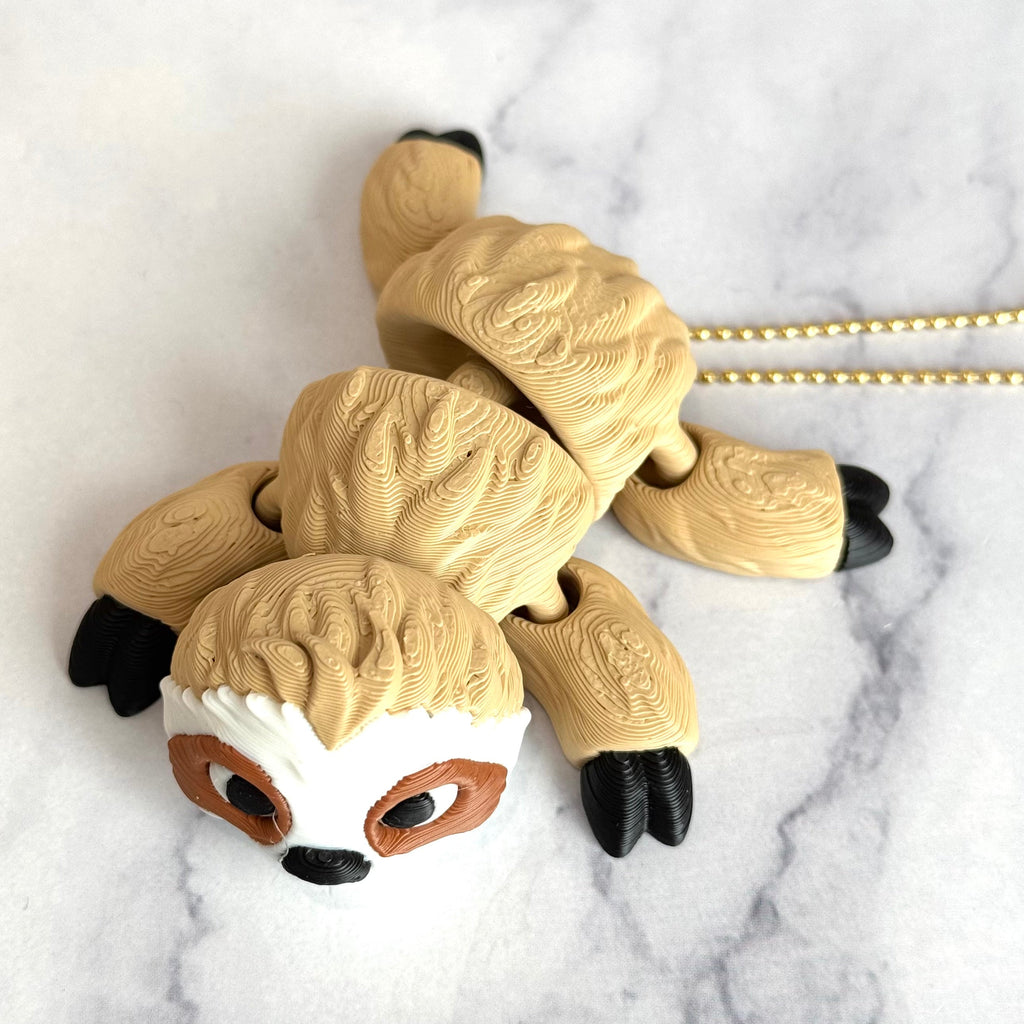Sloth 3D Deluxe Charm - Tumbler Handle Charm