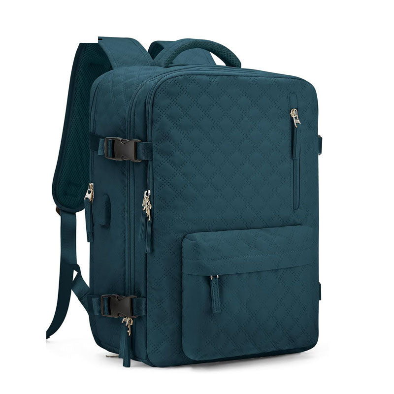 Women's Quilted Travel Backpack - College, Business, Everyday - Image 5