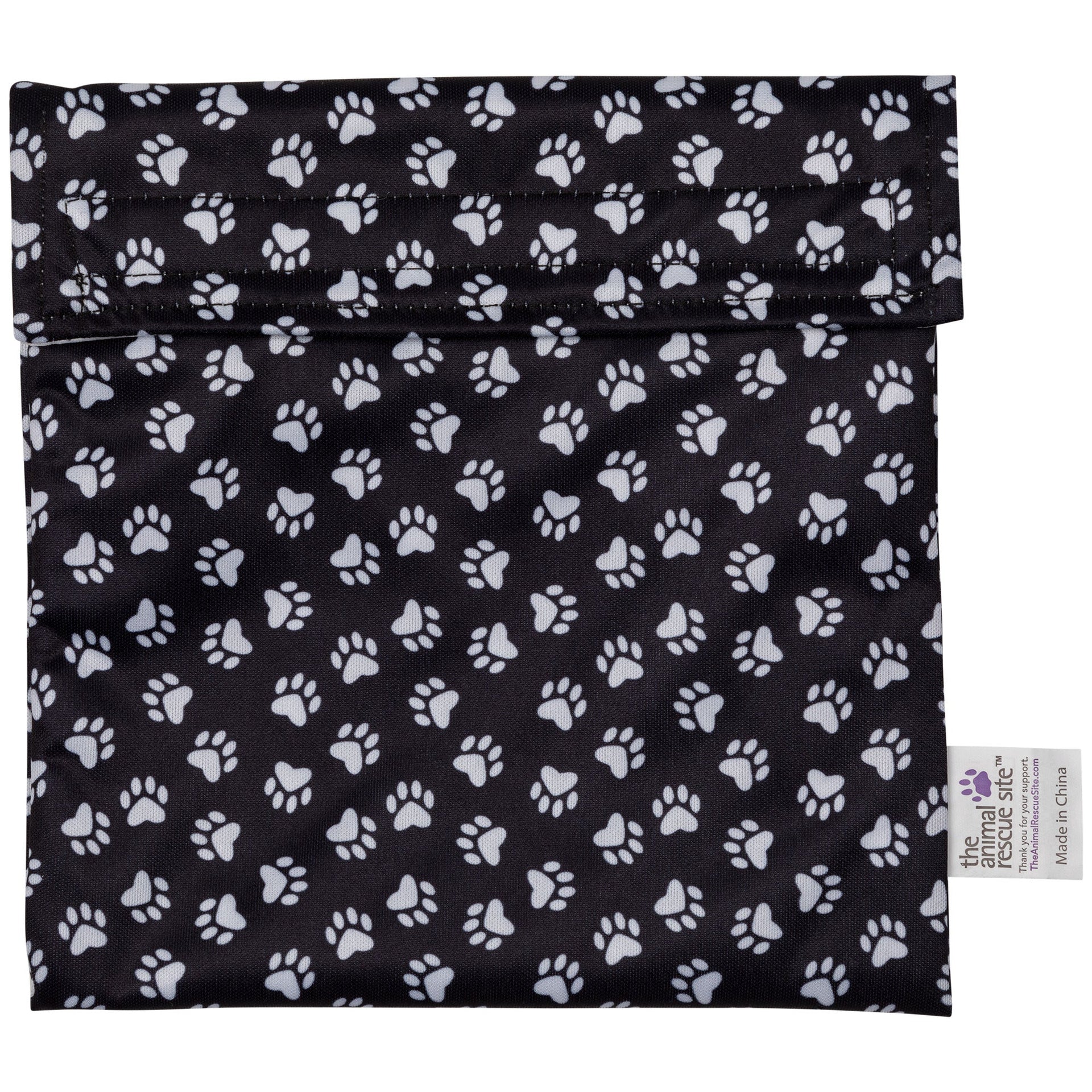Paw Print Reusable Snack Pouch - Set of 2