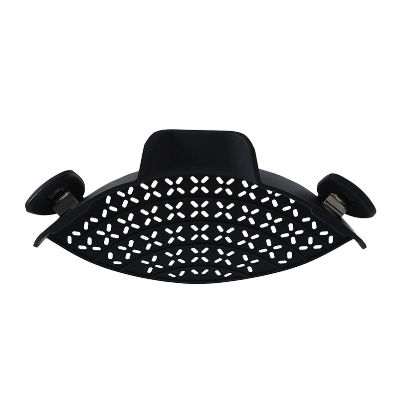 Silicone Pot Side Drain Stopper - Spill-Proof Kitchen Strainer