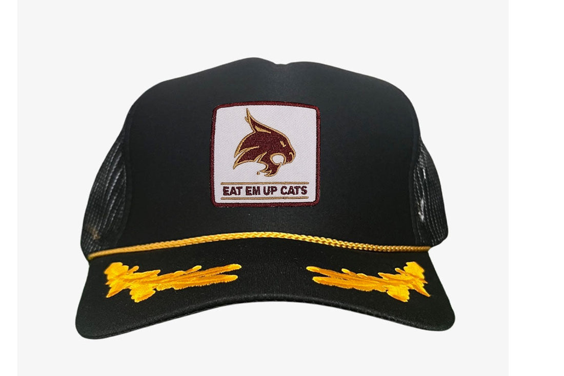 Texas State University Supercat Trucker Hat - Eat Em Up Cats Cap