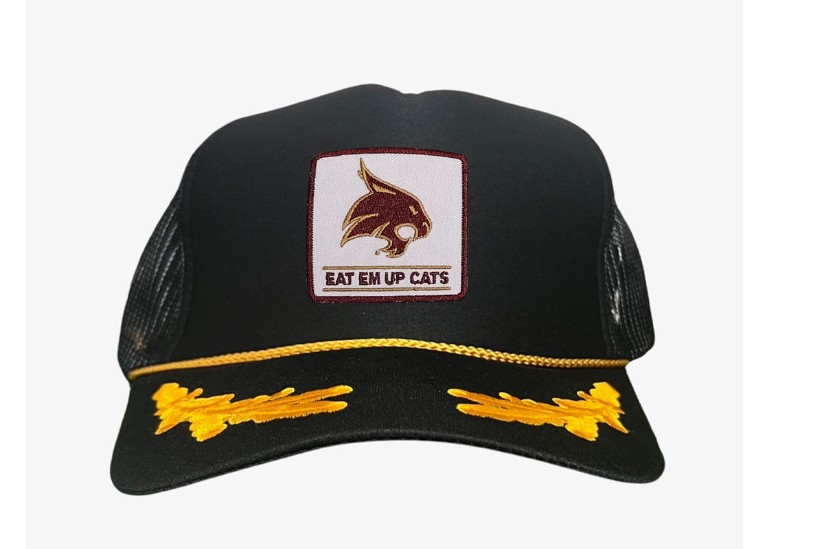 Texas State University Supercat Trucker Hat - Eat Em Up Cats Cap