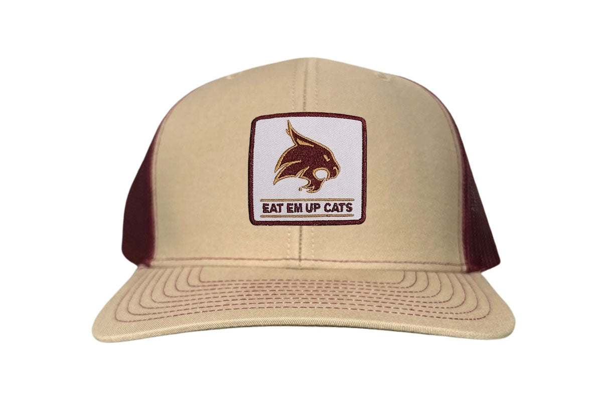 Texas State University Supercat Trucker Hat - Eat Em Up Cats Cap