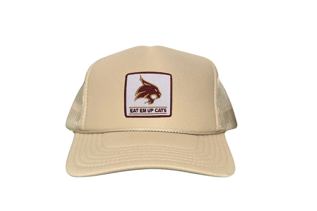 Texas State University Supercat Trucker Hat - Eat Em Up Cats Cap