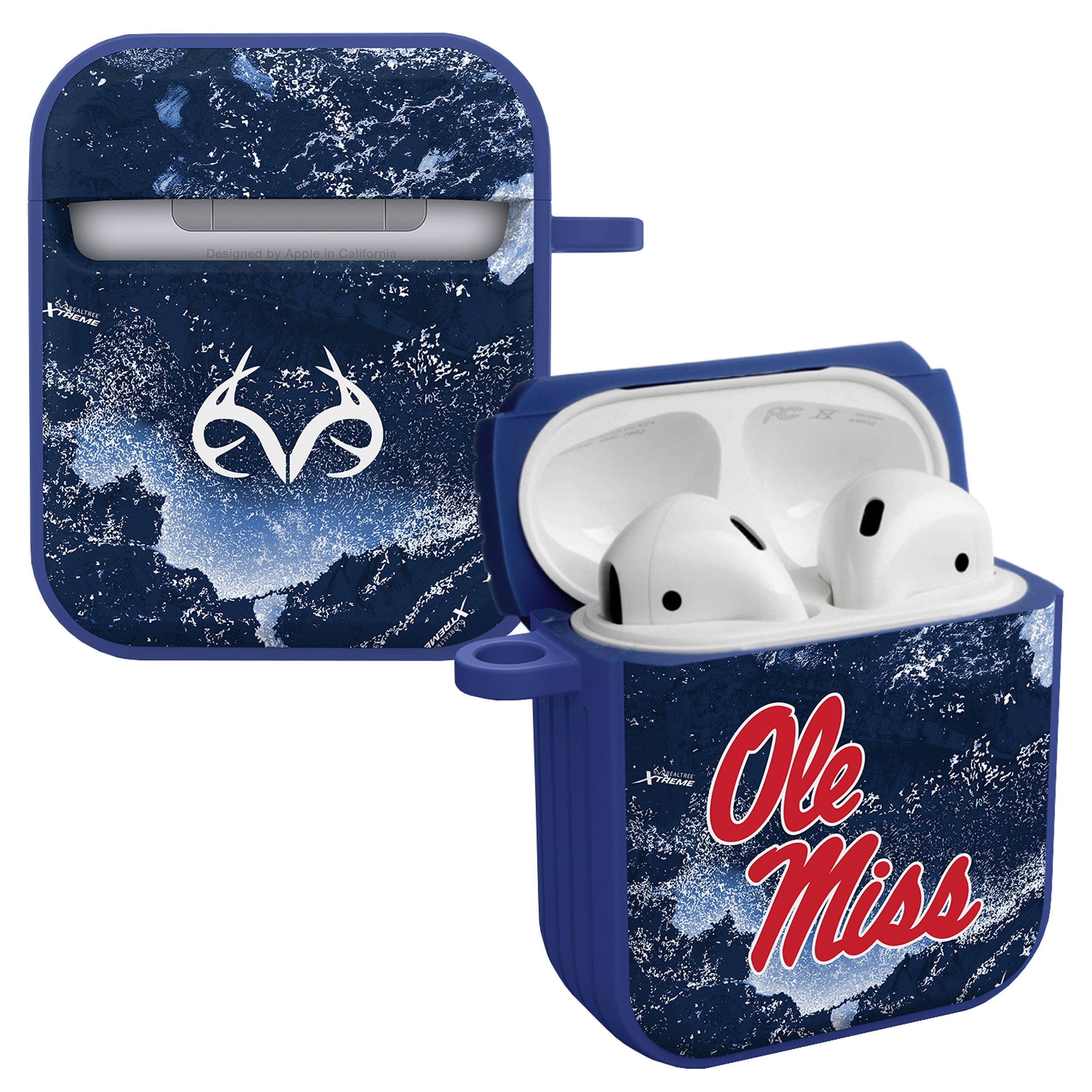 Mississippi Ole Miss Realtree HDX Apple AirPods Gen 1 & 2 Case Cover
