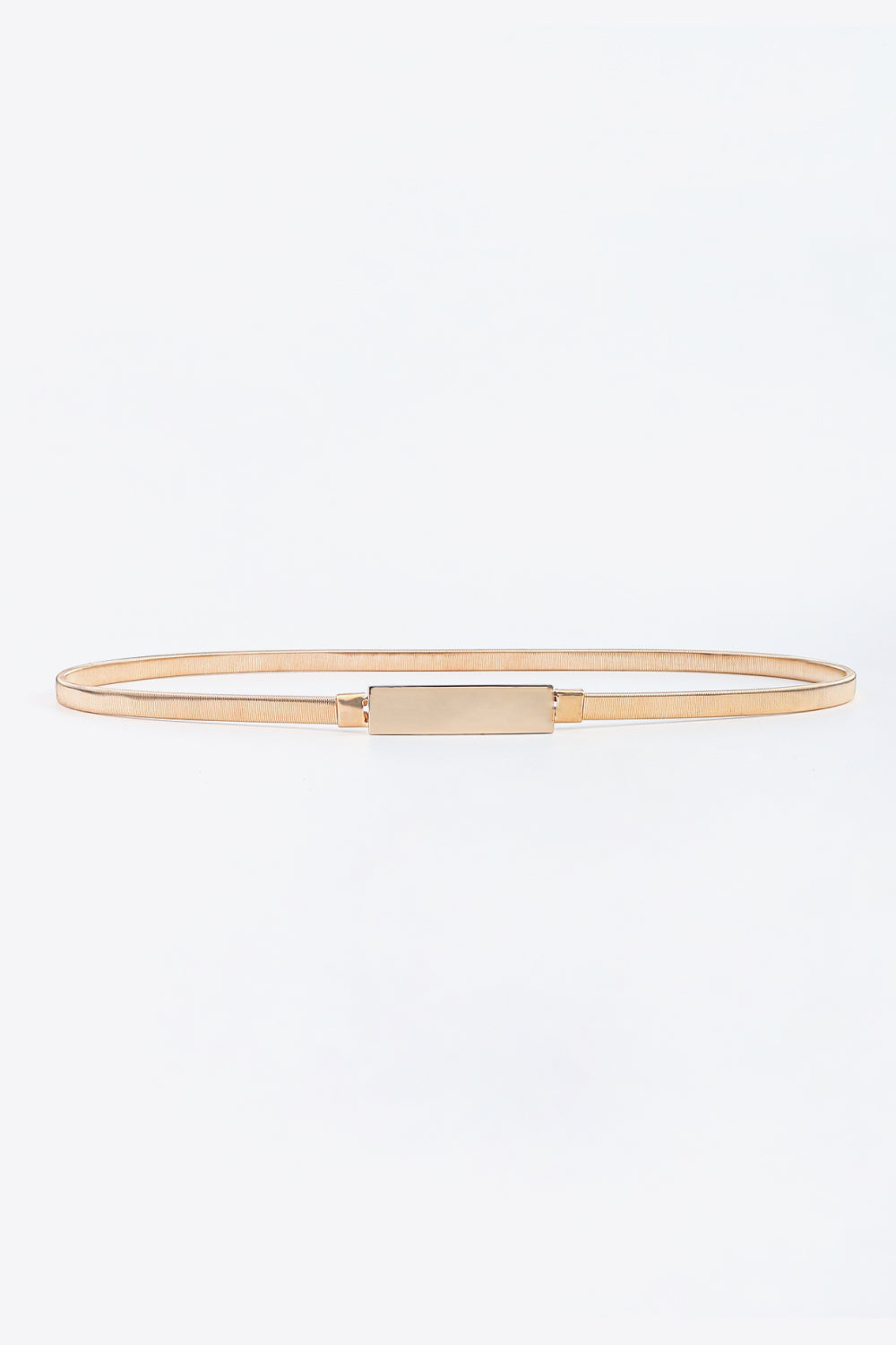 Elastic Iron Skinny Belt | Modern Buckle Design