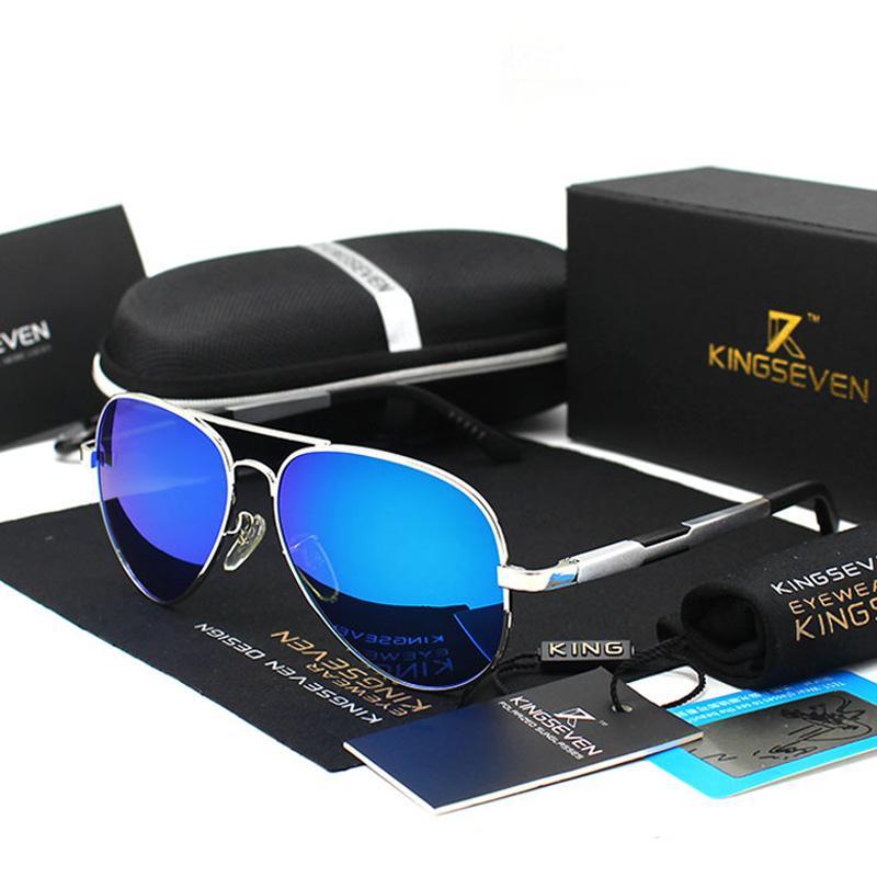 Aviation Aluminum Magnesium Polarized Mirror Driving Sunglasses
