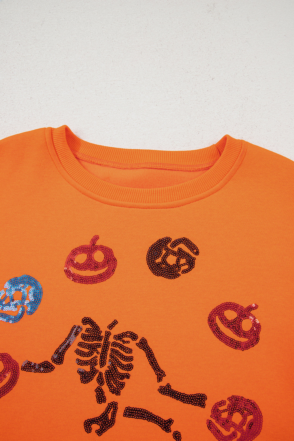 Halloween Sequin Dancing Critters Crewneck Sweatshirt